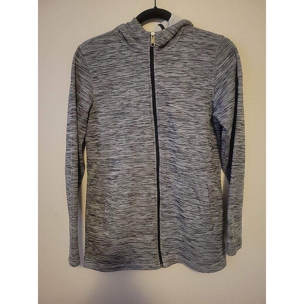 Columbia Womens M Full Zip Hooded Long Sleeve Jacket Gray